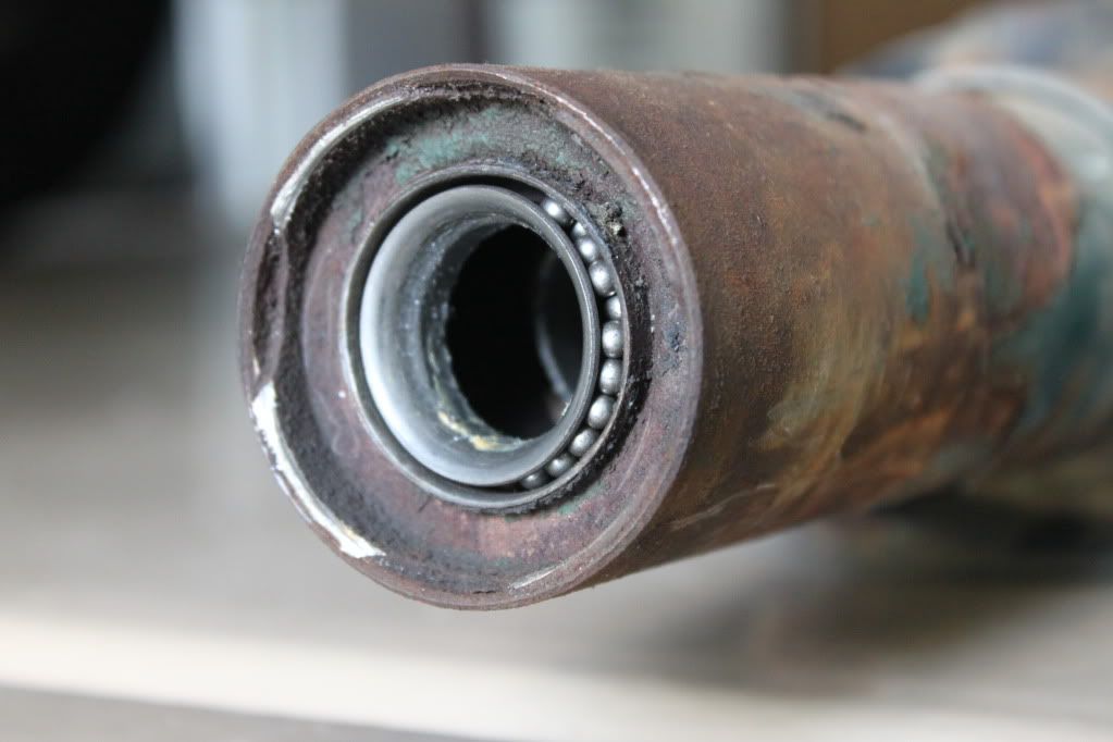 How do I remove this lower bearing from the steering column? Ford Truck Enthusiasts Forums